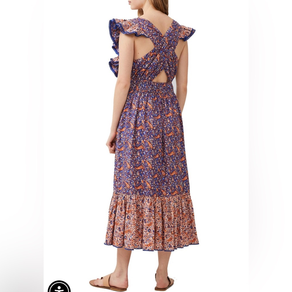 French connection anathia blaire cotton dress size 2 new with tags